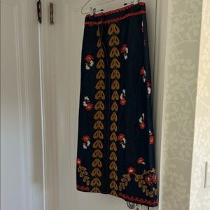 Elizabeth James maxi embroidered maxi skirt